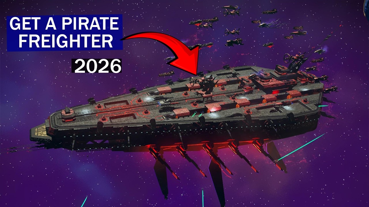 How To Get The Best Pirate Freighter in No Man's Sky 2026 | Free S Class Dreadnought Freighter