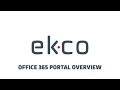 Office365 Portal Overview