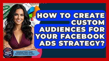 How To Create Custom Audiences For Your Facebook Ads Strategy? - Marketing and Advertising Guru