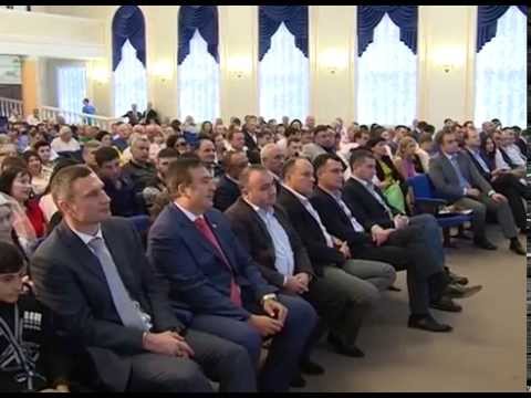 მიხეილ სააკაშვილი ვიტალი კლიჩკოსთან ერთად ქართული დიასპორის წარმომადგენლებს შეხვდა