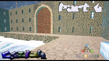 ARK: Survival Evolved - The Center Map - Giant Ice Castle - Part 6  (Speed Build)  [cszlak]