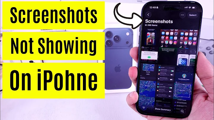 Fix Screenshot Not Showing in gallery Photos App on iPhone in iOS 26 (17 Pro, Max, 16, 15, 14, 13)