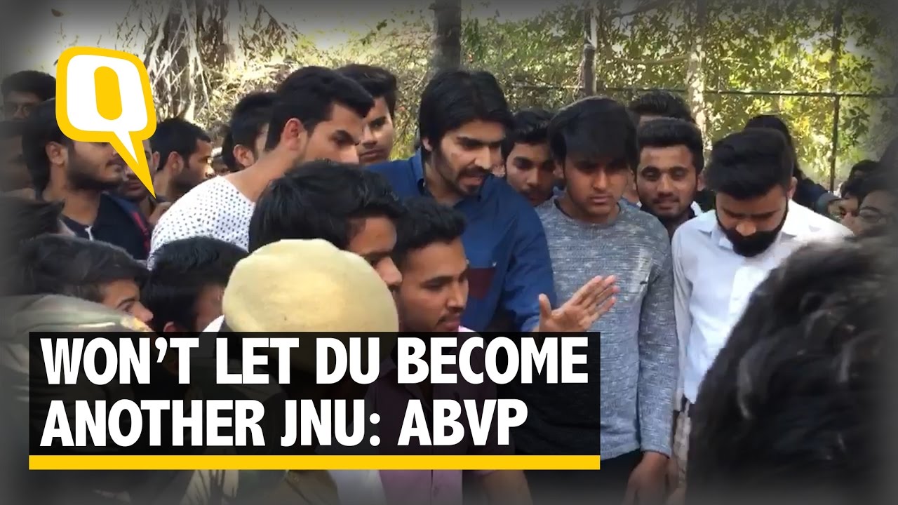 The Quint: “We Won’t Let DU Become Another JNU,” Say ABVP Members