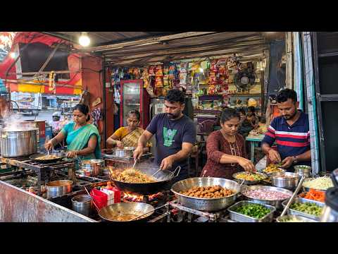 Inside India’s Busy Street Food Stall | 5 People Cooking Nonstop!
