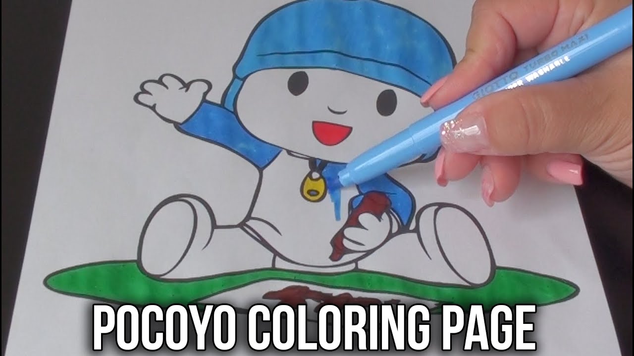 Pocoyo Coloring Book | Pocoyo Coloring Page For Kids - YouTube Pocoyo Coloring Book | Pocoyo Coloring Page For Kids - YouTube