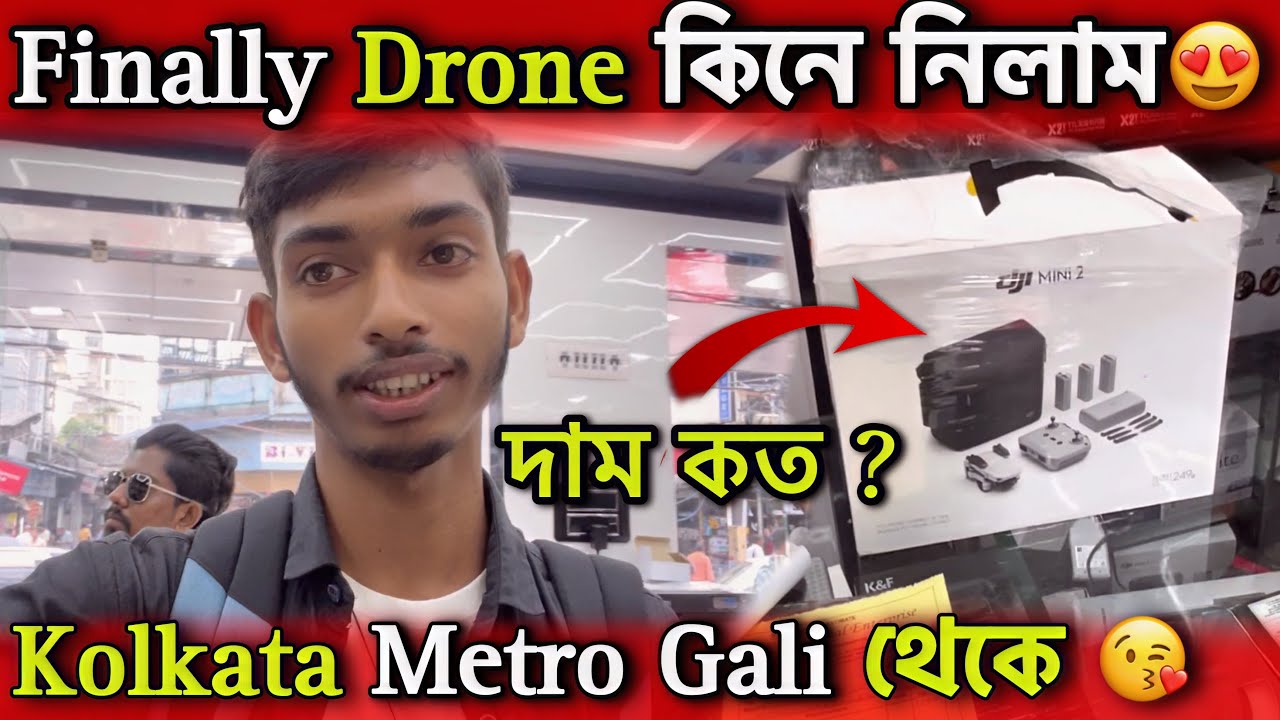 Drone Shopping from Kolkata Metro Gali DJI Mini 2 Drone Price
