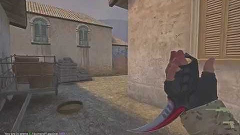 Nutty bhop into wallbang hs (KZG 1v1)