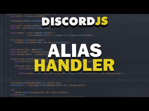 Code Your Own Discord Bot - Aliases (2021)