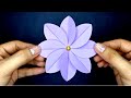 How to make a paper flower  diy paper flower  easy paper craft