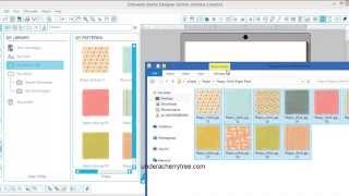How to Fill Pattern in Silhouette Studio version 3
