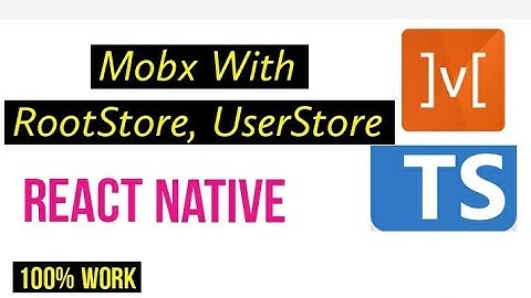 React native Mobx rootstore || Mobx rootstore setup in react native in hindi | Mobx store typescript