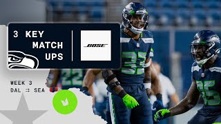 2020 Week 3: Seahawks vs Cowboys Key Matchups