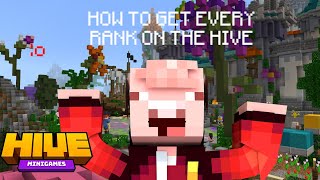 How To Get Every Rank On The Hive Bedrock 2020