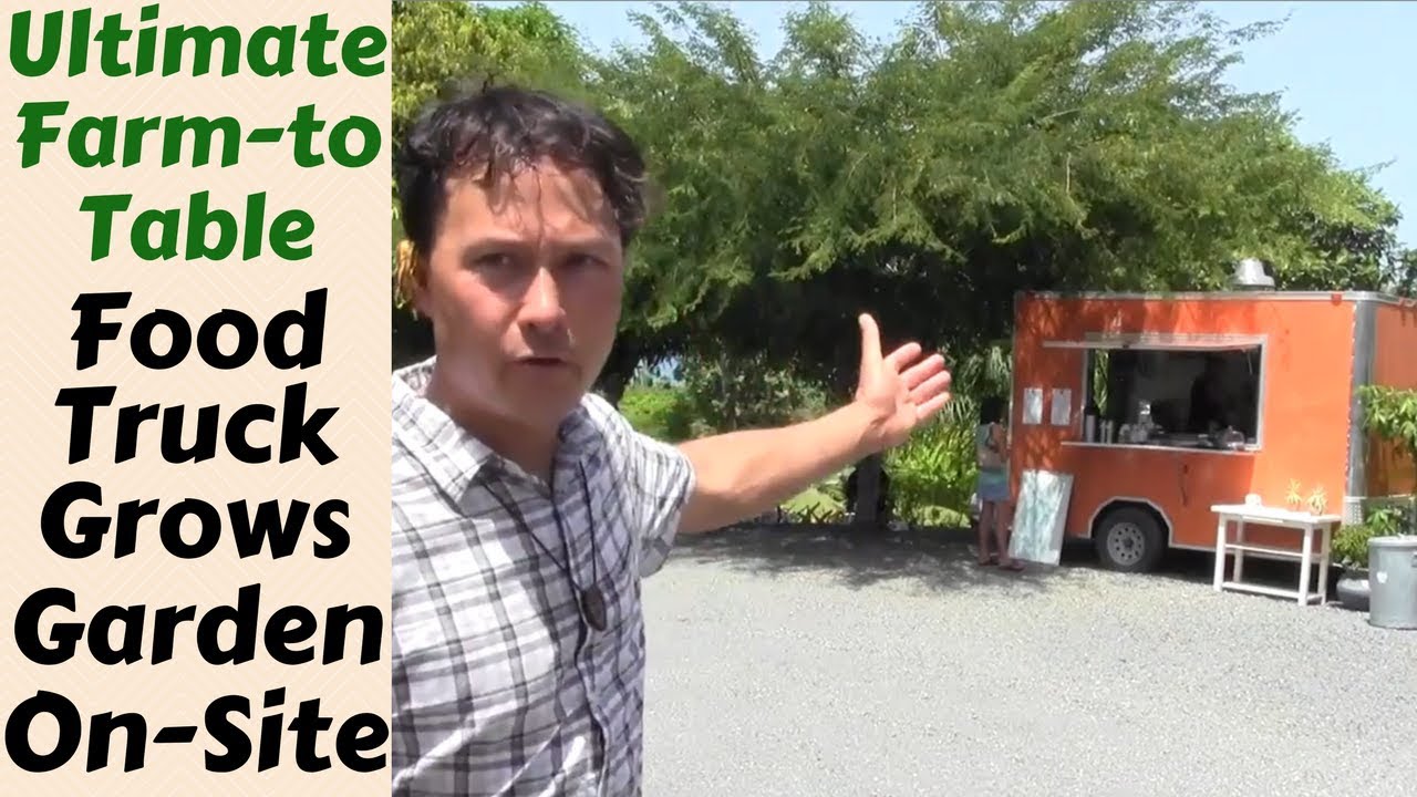 Ultimate Farm to Table Food Truck Has Garden on Site to Grow Fruits