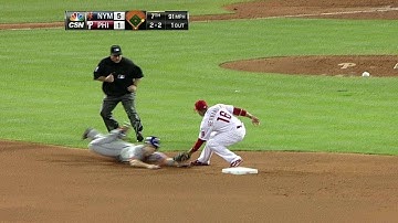 NYM@PHI: Ruiz catches Wright trying to steal second