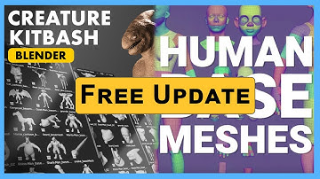 Creature Kitbash - Free Update - 40 New Assets!
