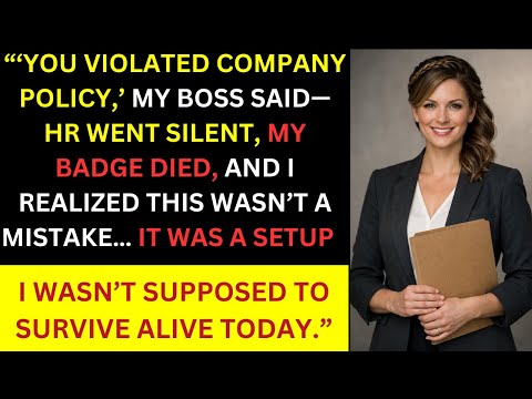 My Boss Filed a Complaint Saying I Violated Company Policy — So I Pulled the Security Footage... My Boss Filed a Complaint Saying I Violated Company Policy — So I Pulled the Security Footage...