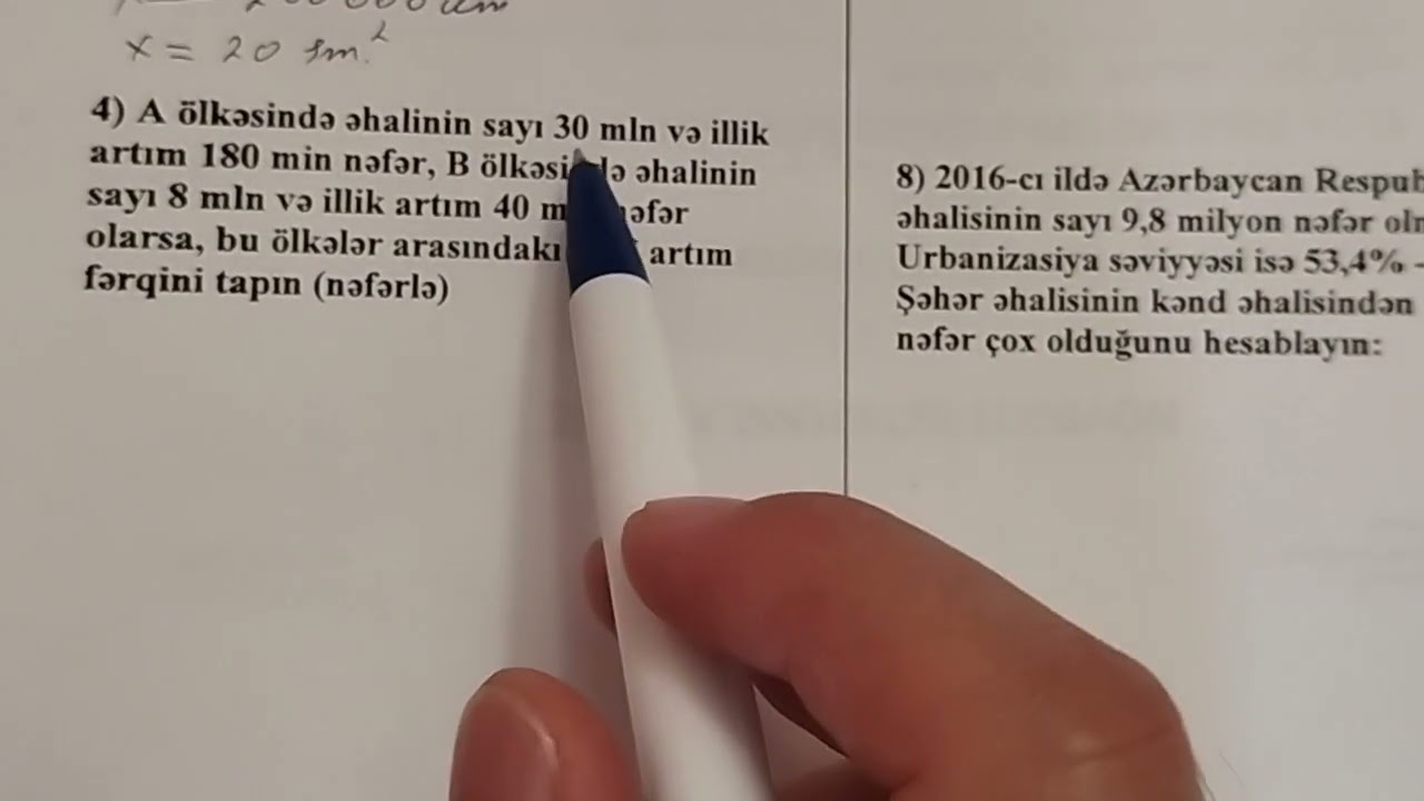 Əhali məsələləri (qarışıq) (Qarayev Xanəhməd)