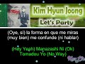 Kim Hyun Joong - Let's Party (Japanese Ver.) [Sub Espa&ntilde;ol + Rom]