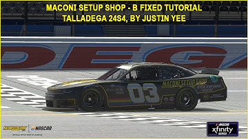 iRacing B-Fixed Xfinity Talladega Guide to Qualifying and Race 24S4