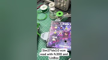 Sim271de2.0 Mercedes ecu read with fc200 and LinBox