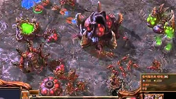 Starcraft 2 - Custom Race Neo Zerg tech demo 49