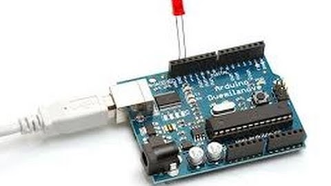 comment faire clignoter une led avec isic et arduino
