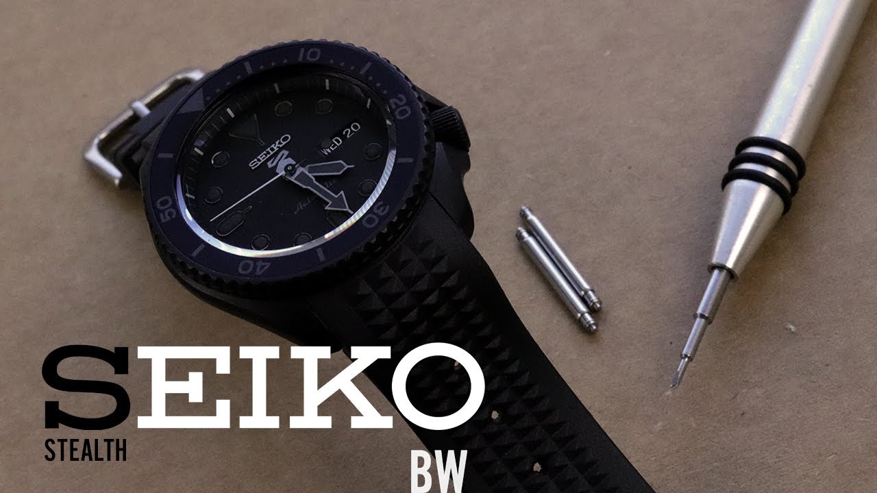 How to change an Uncle Seiko Strap - YouTube