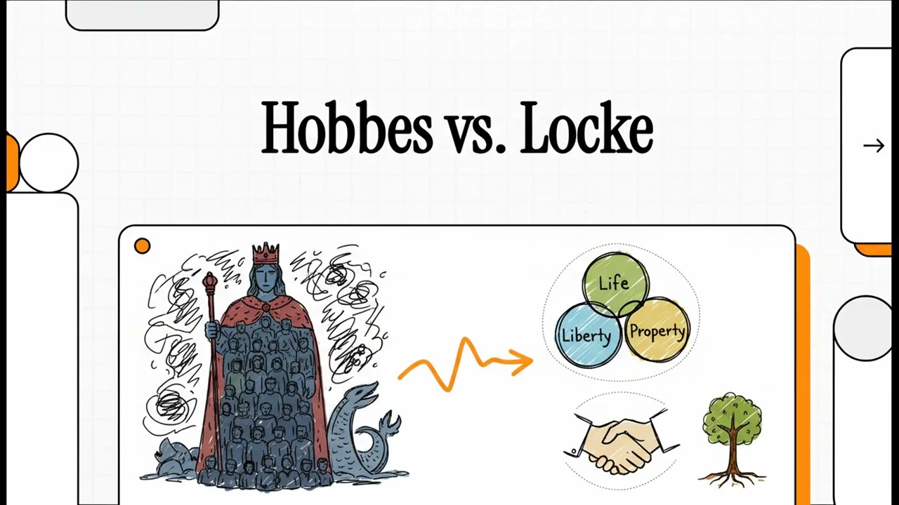 Hobbes vs Locke ENG