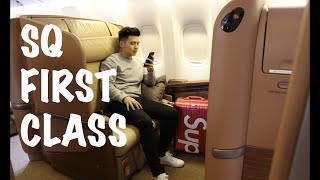 OH BEGINI FIRST CLASS SINGAPORE AIRLINES SQ (CGKSIN) & THE PRIVATE ROOM