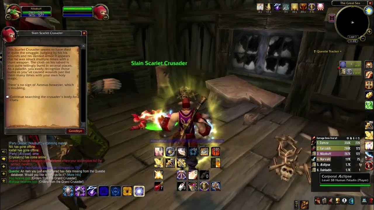 wow sod, p2, pala rune, sheath of light, Newman’s Landing, YouTube