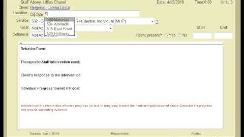 SDS Demo -- Basic Contact Note entry