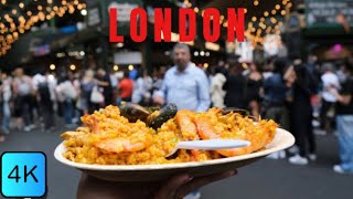 London's Borough Market Food Tour  - HDR 4K 🇬🇧