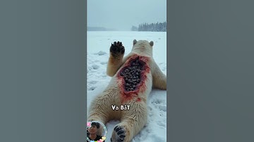 gấu bắc cực nhiễm kí sinh trùng #shorts