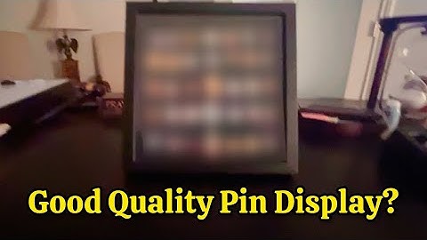 Enamel Pin Display Frame, 11x11 Pin Collection Display, Pin Holder, Black Review #amazonfinds
