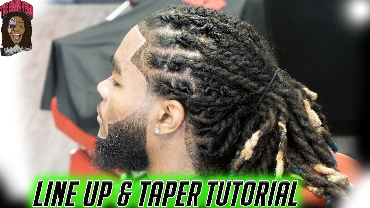 Barber Tutorial Taper Line Up On Dreads Hd