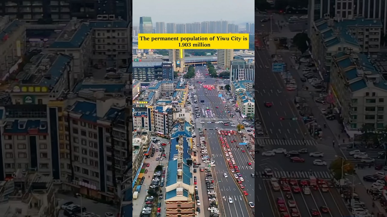 The permanent population of Yiwu City is 1.903 million.