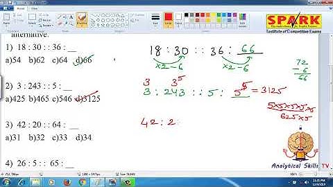 Number Analogy|| Question 1-4 || Spark Institute Easy Arithmetic|| Krishna Sir