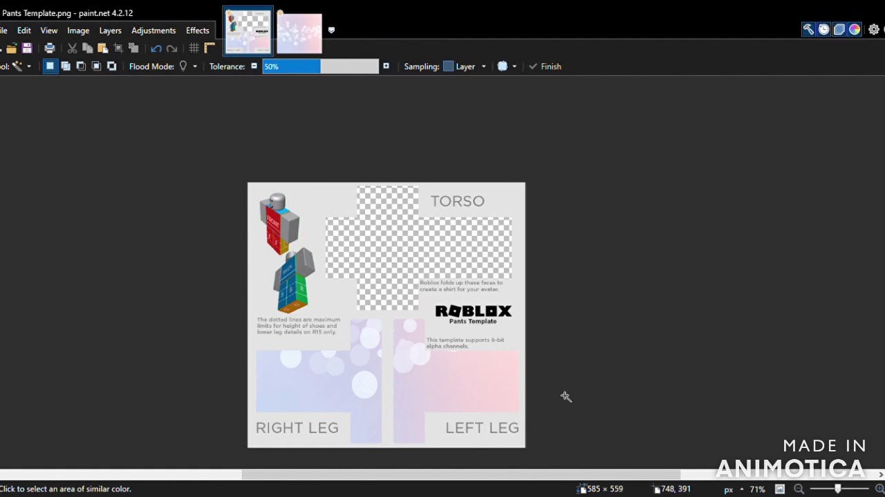 Made A Shirt Template For Roblox In Paint Net Youtube - shirt template for paintnet test kit roblox
