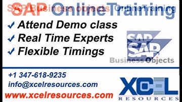 SAP Online Training | SAP FICO | SAP BO | SAP MM | SAP WM | SAP XI | SAP SD | SAP BPC