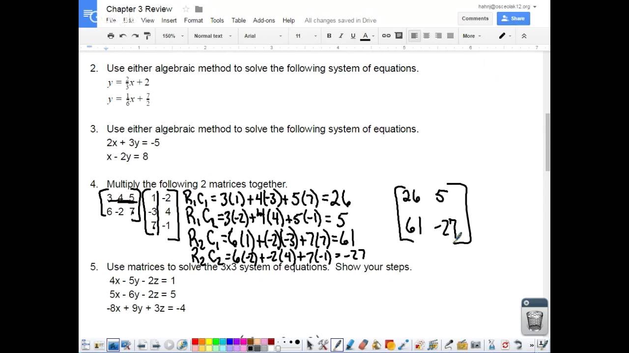 algebra 2 chapter 3 homework answers pdf