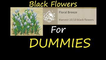Simple Black Flower guide | Blue Protocol Star Resonance