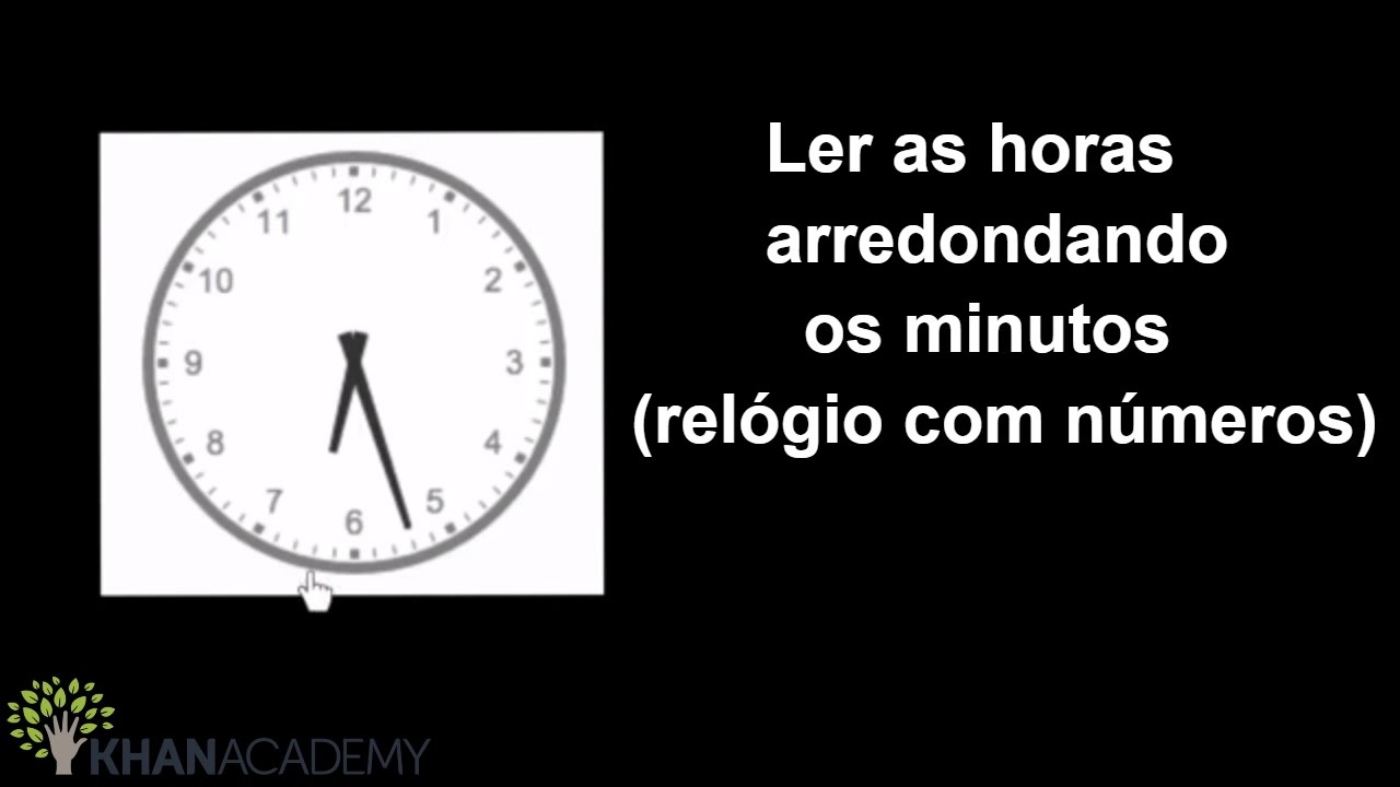 Matemática: Horas e minutos/relógio analógico/ Como ver as horas