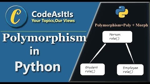 Polymorphism in Python || Python OOPS Programming || Python Tutorial || Learn Python Programming