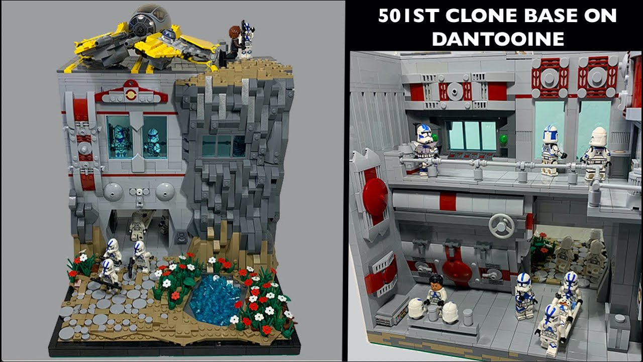 Lego 501St Clone Base On Dantooine Moc - Youtube