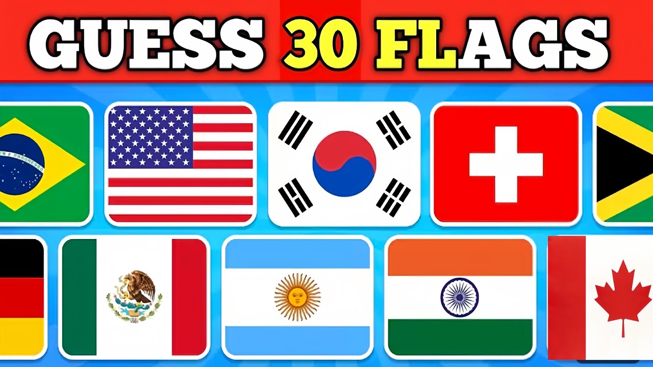 🏳️ World Flag Quiz | Guess the Country Name | Ultimate Flag Challenge 🌎 ...
