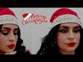 MAQUILLAJE PARA NAVIDAD.❤️☃️❄️