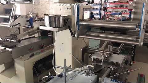 Debugging video for servo motor driven type flow bag packaging machine