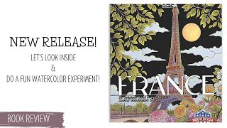 NEW RELEASE France by ColorIt | Adult Coloring Book Review