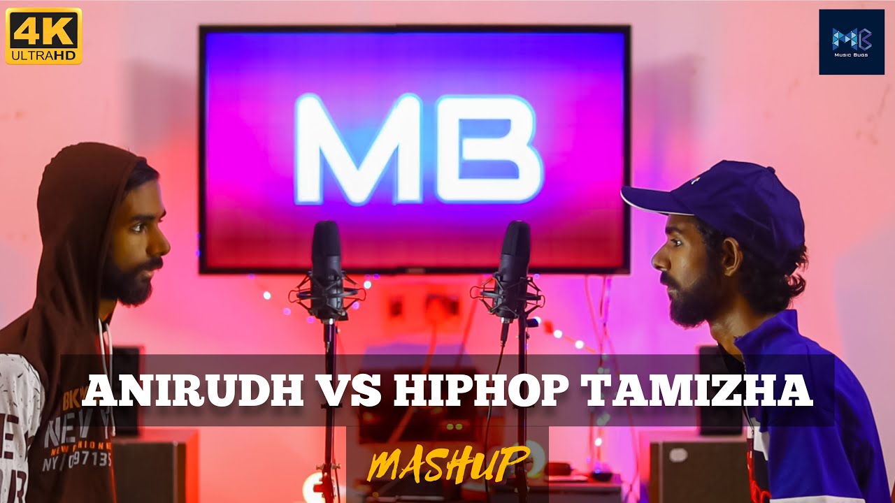 Anirudh vs Hiphop Tamizha Mashup X Shape of You | Kandar Guru | Music Bugs | 4K